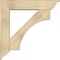 Ekena Millwork Westlake Traditional Rough Sawn Bracket w/ Offset Brace, Douglas Fir, 8"W x 38"D x 38"H BKT0806X38X38WTL01RDF - alternate 4